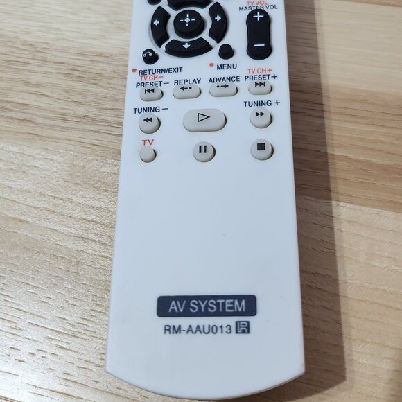 Genuine Original Sony RM-AAU013 AV System Home Theater Remote Control - Picture 2 of 6
